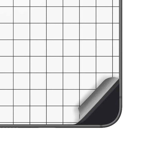 White Grid Galaxy A14 5G Skin